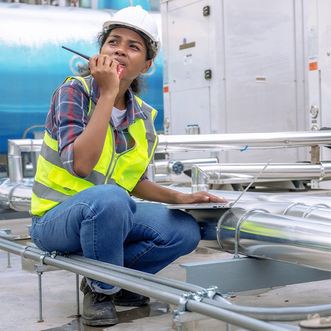 engineer-radios-to-check-valve-test-results